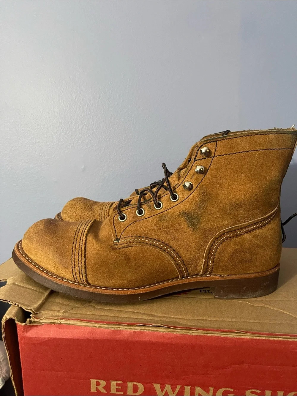 Red Wing Iron Rangers Hawthorne Factory Seconds Size 9 D 8083 Made In USA